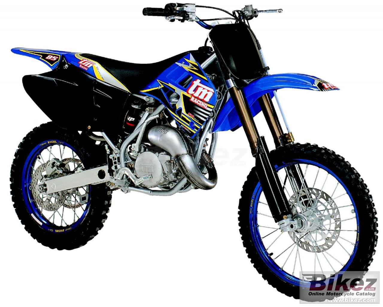 Big TM racing mx 85 junior cross picture and wallpaper from Bikez.com